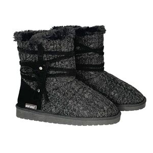Muk Luks Knit Slipper Boots